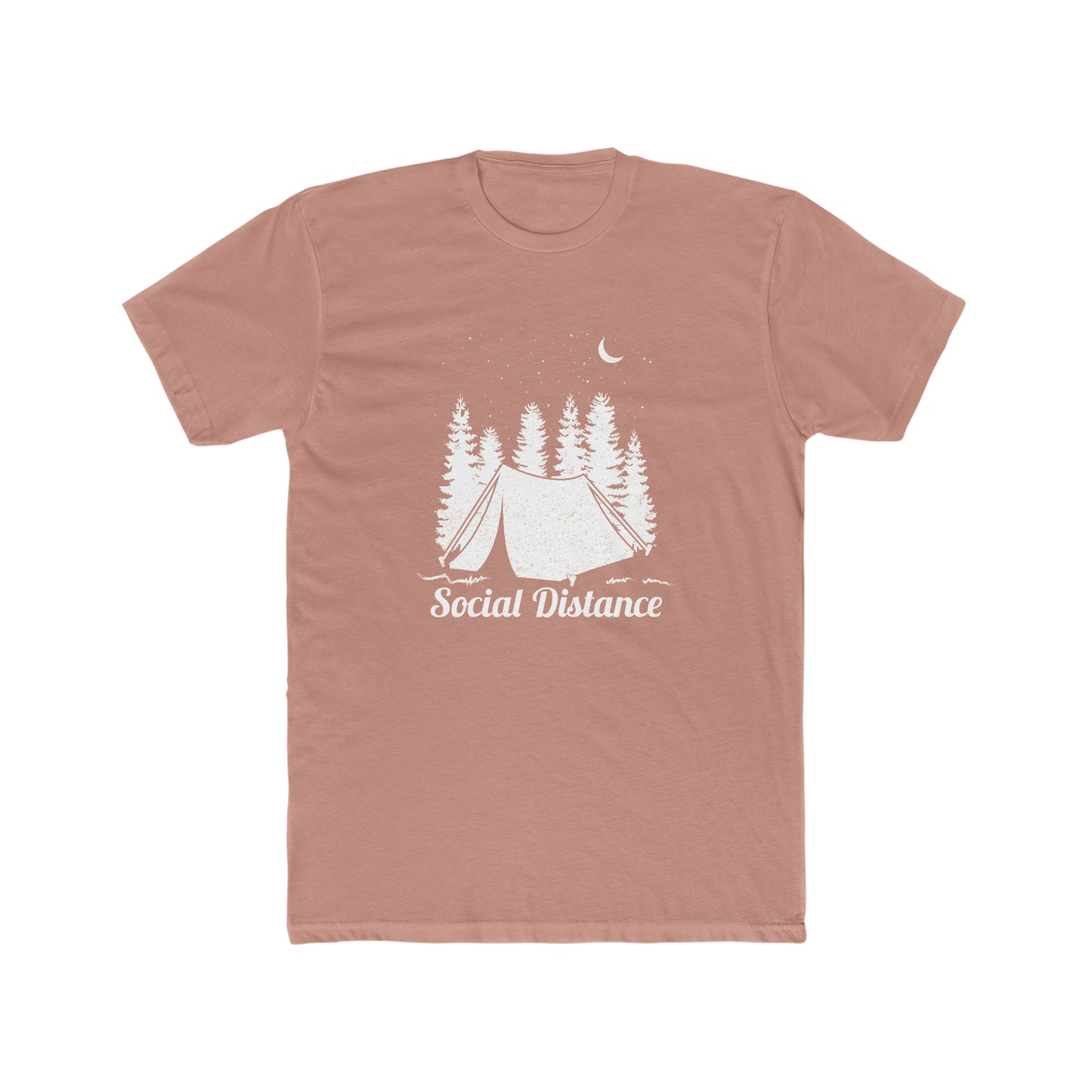 Social Distance -  Men's Cotton Crew Tee