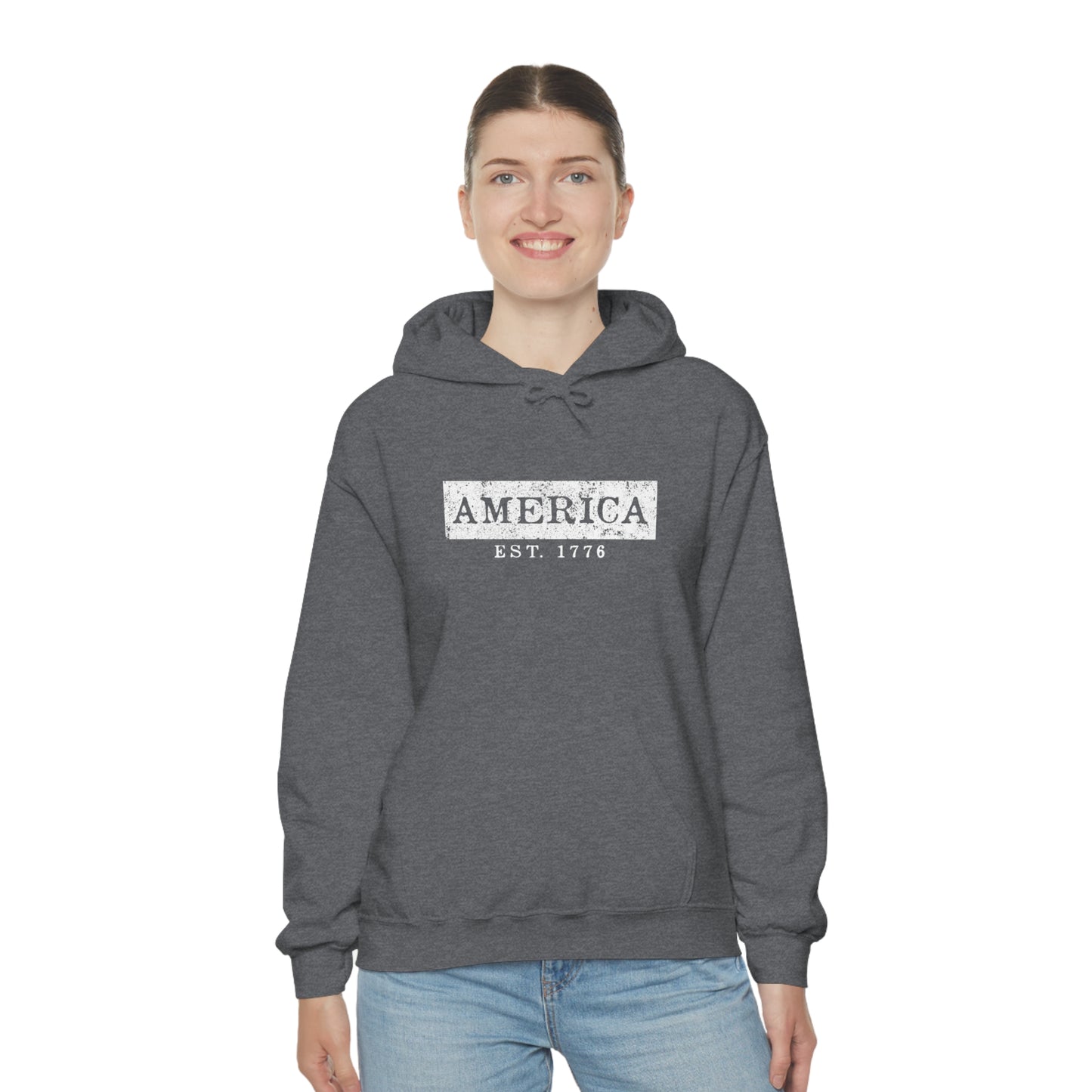 America EST 1776 - Unisex  Hooded Sweatshirt