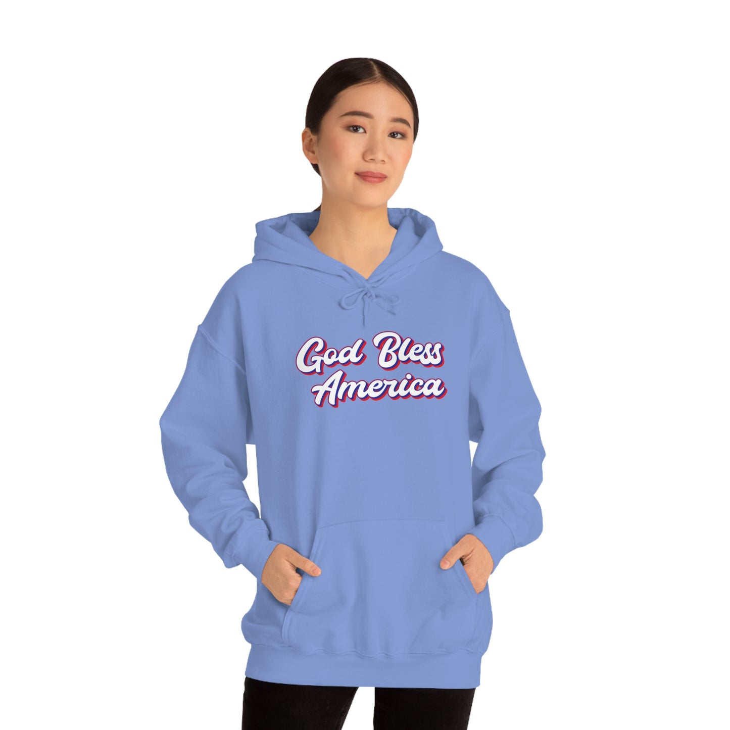 God Bless America - Unisex  Hooded Sweatshirt