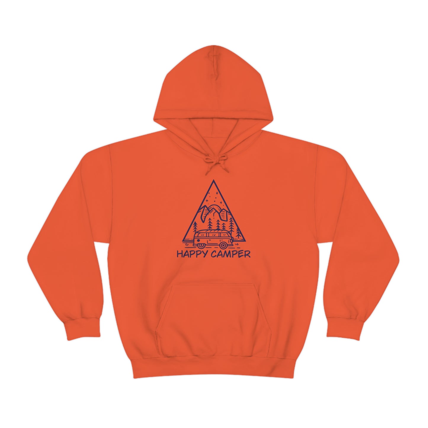 Happy Camper - Unisex  Hooded Sweatshirt