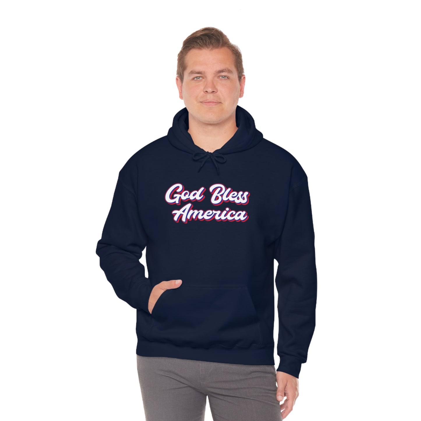 God Bless America - Unisex  Hooded Sweatshirt