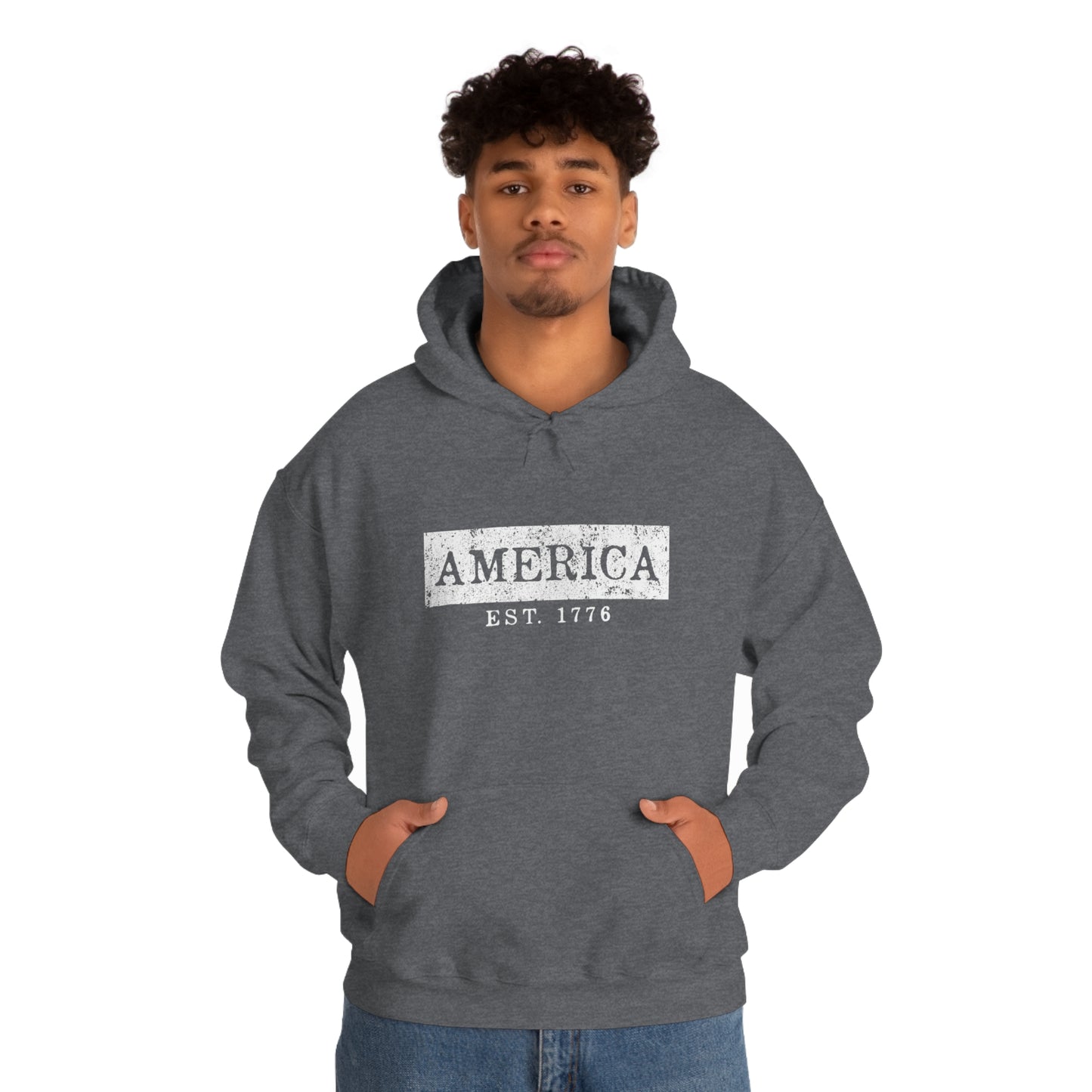 America EST 1776 - Unisex  Hooded Sweatshirt