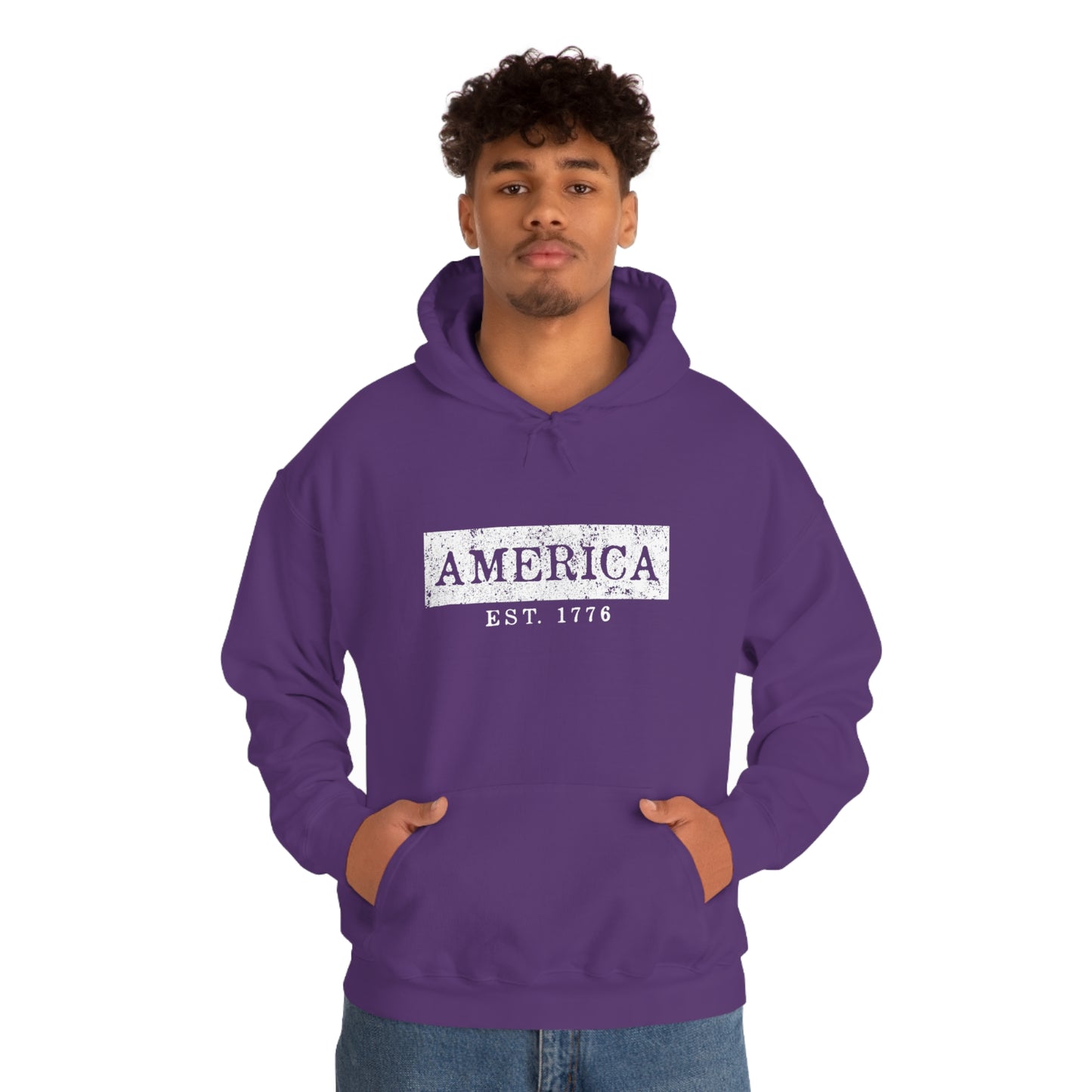 America EST 1776 - Unisex  Hooded Sweatshirt