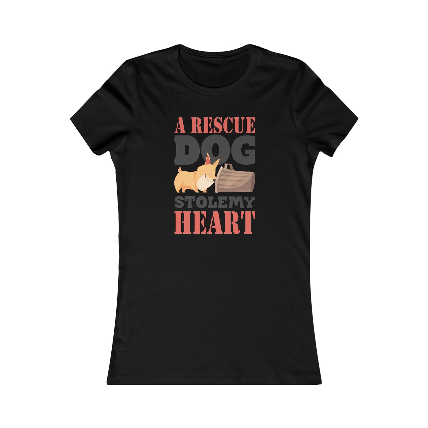 A Rescue Dog Stole My Heart - Women's Tee