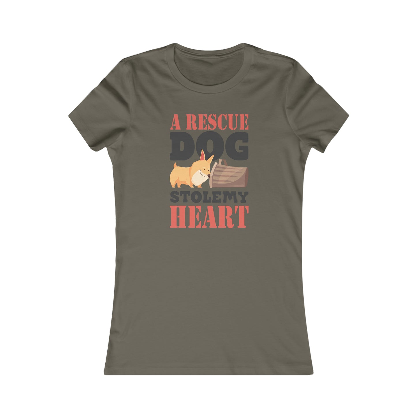 A Rescue Dog Stole My Heart - Women's Tee