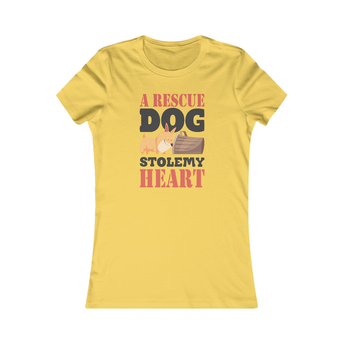 A Rescue Dog Stole My Heart - Women's Tee