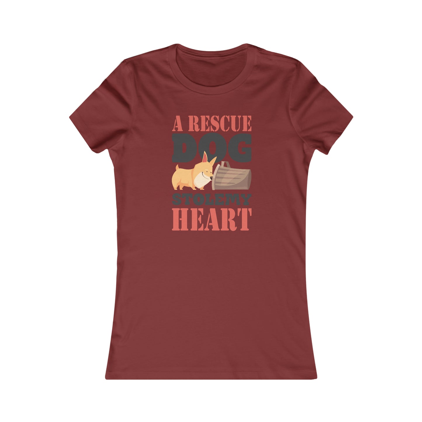 A Rescue Dog Stole My Heart - Women's Tee