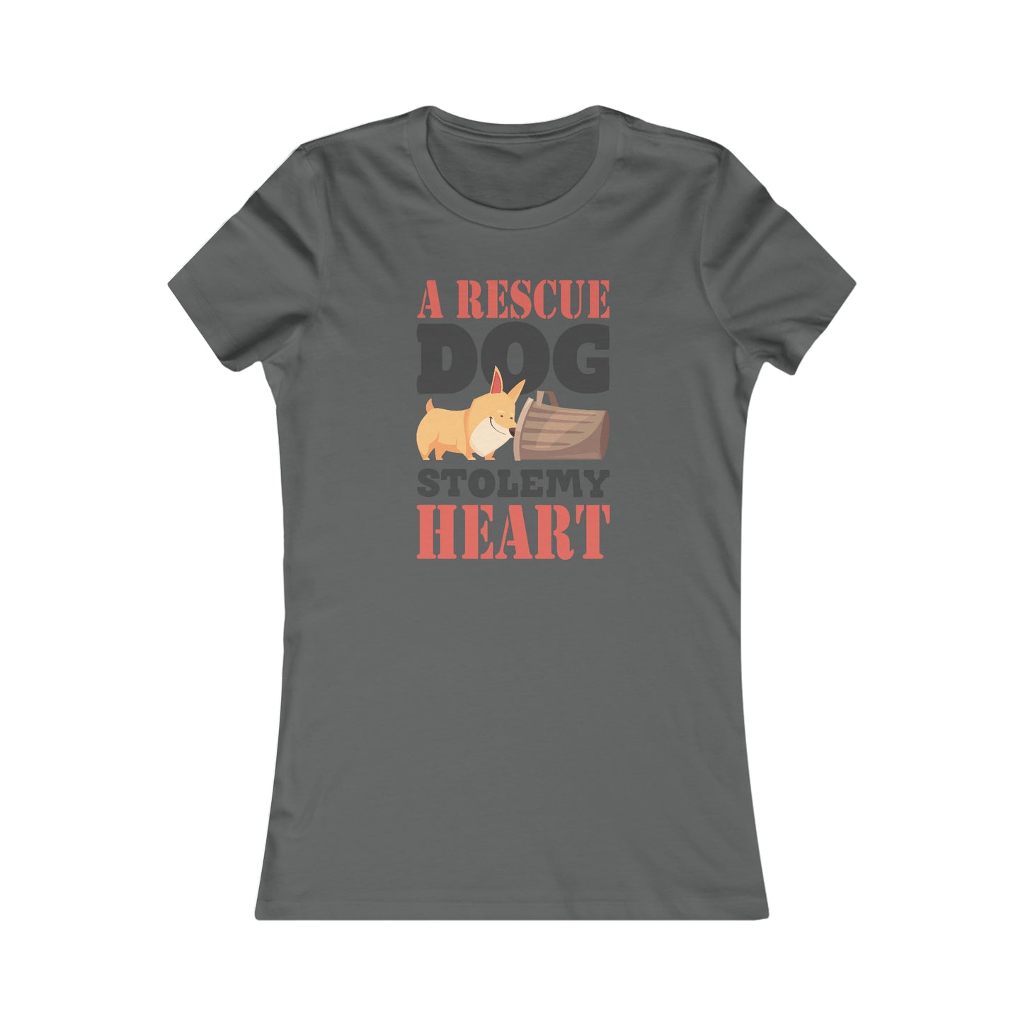 A Rescue Dog Stole My Heart - Women's Tee