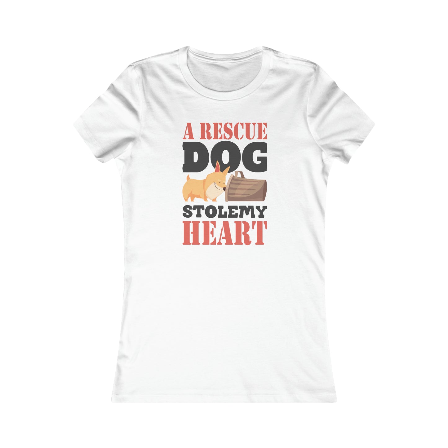 A Rescue Dog Stole My Heart - Women's Tee