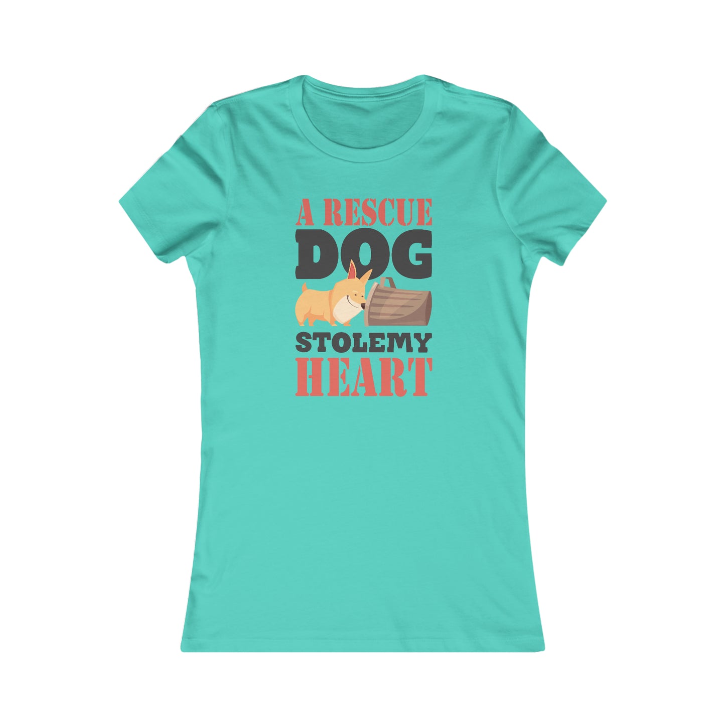 A Rescue Dog Stole My Heart - Women's Tee