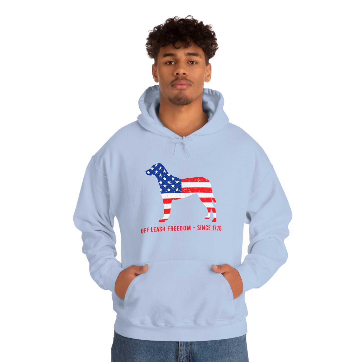 Off Leash Freedom - Unisex  Hooded Sweatshirt