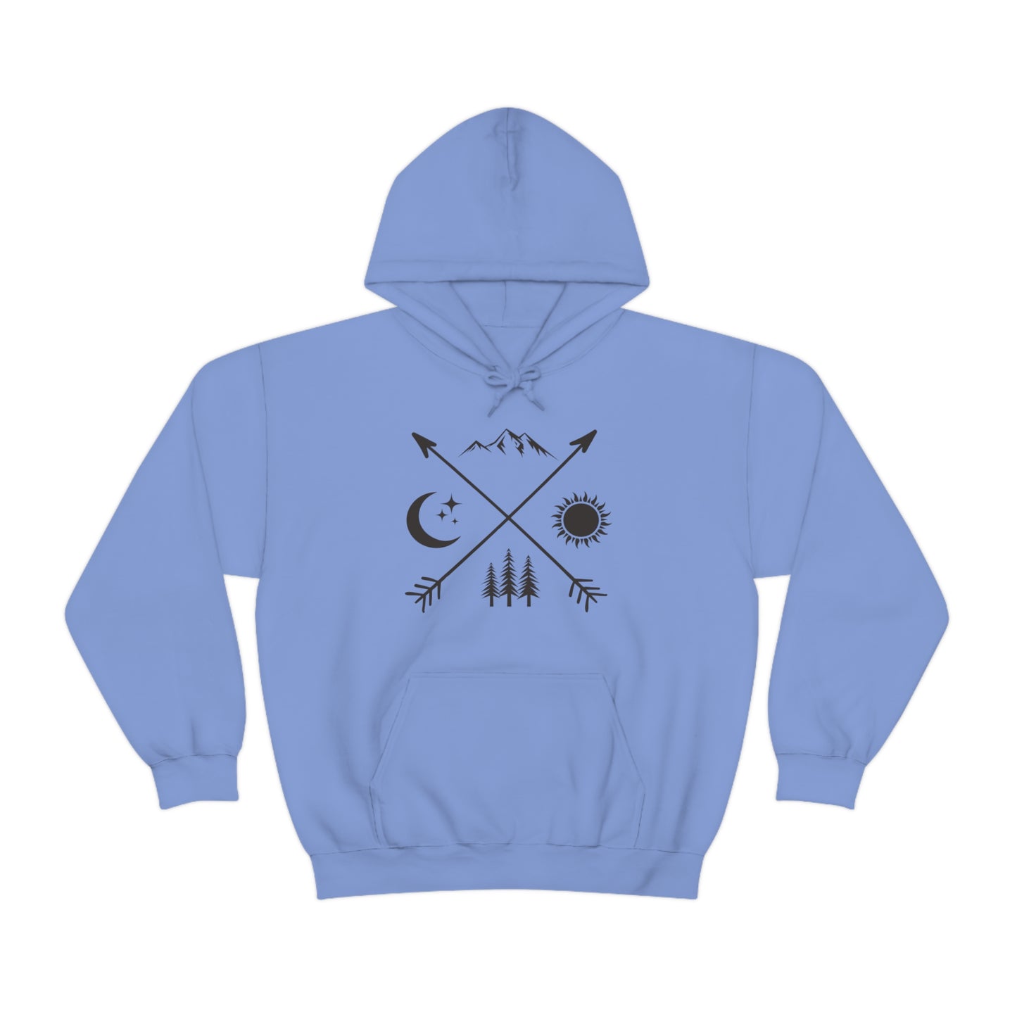 Outdoor Symbol - Unisex  Hooded Sweatshirt