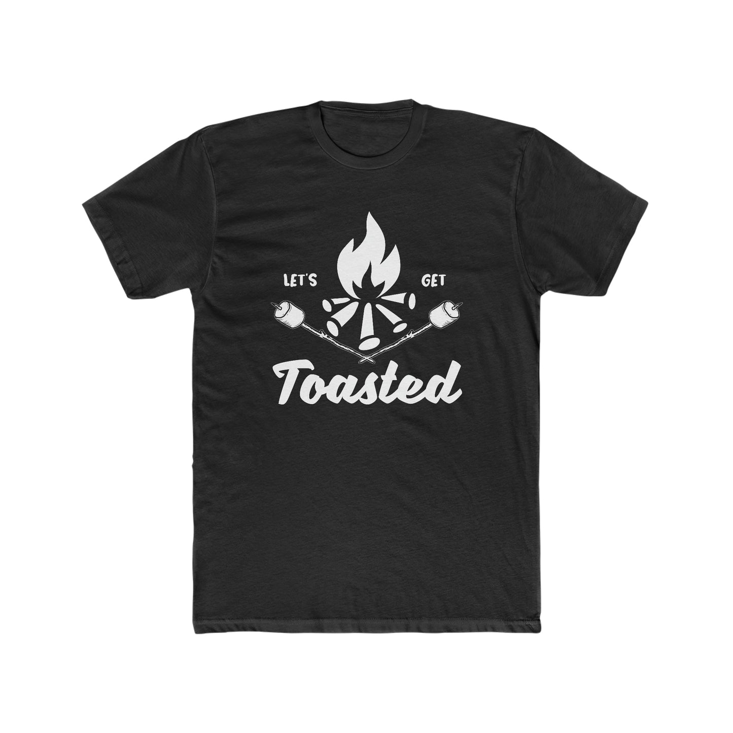 Let's Get Toasted -  Men's Cotton Crew Tee