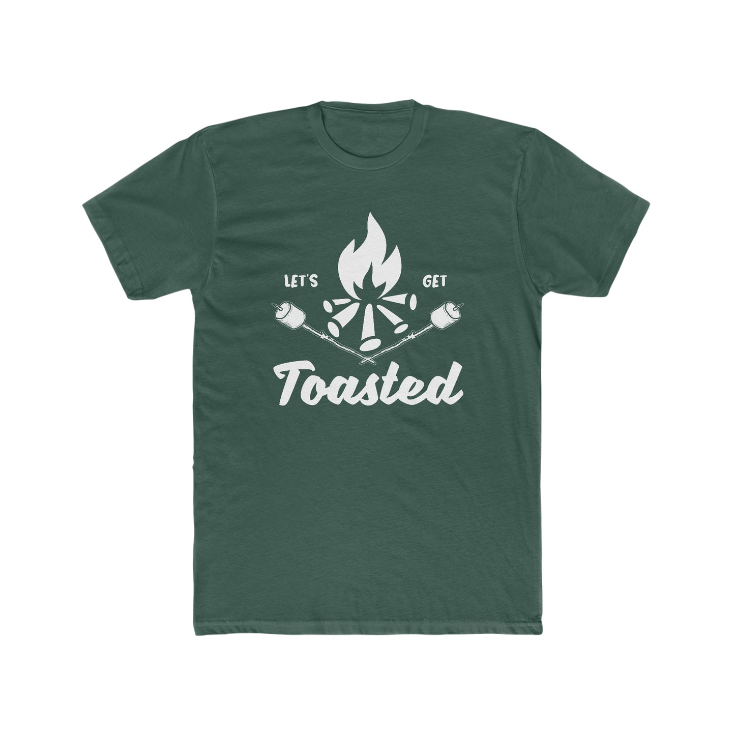 Let's Get Toasted -  Men's Cotton Crew Tee