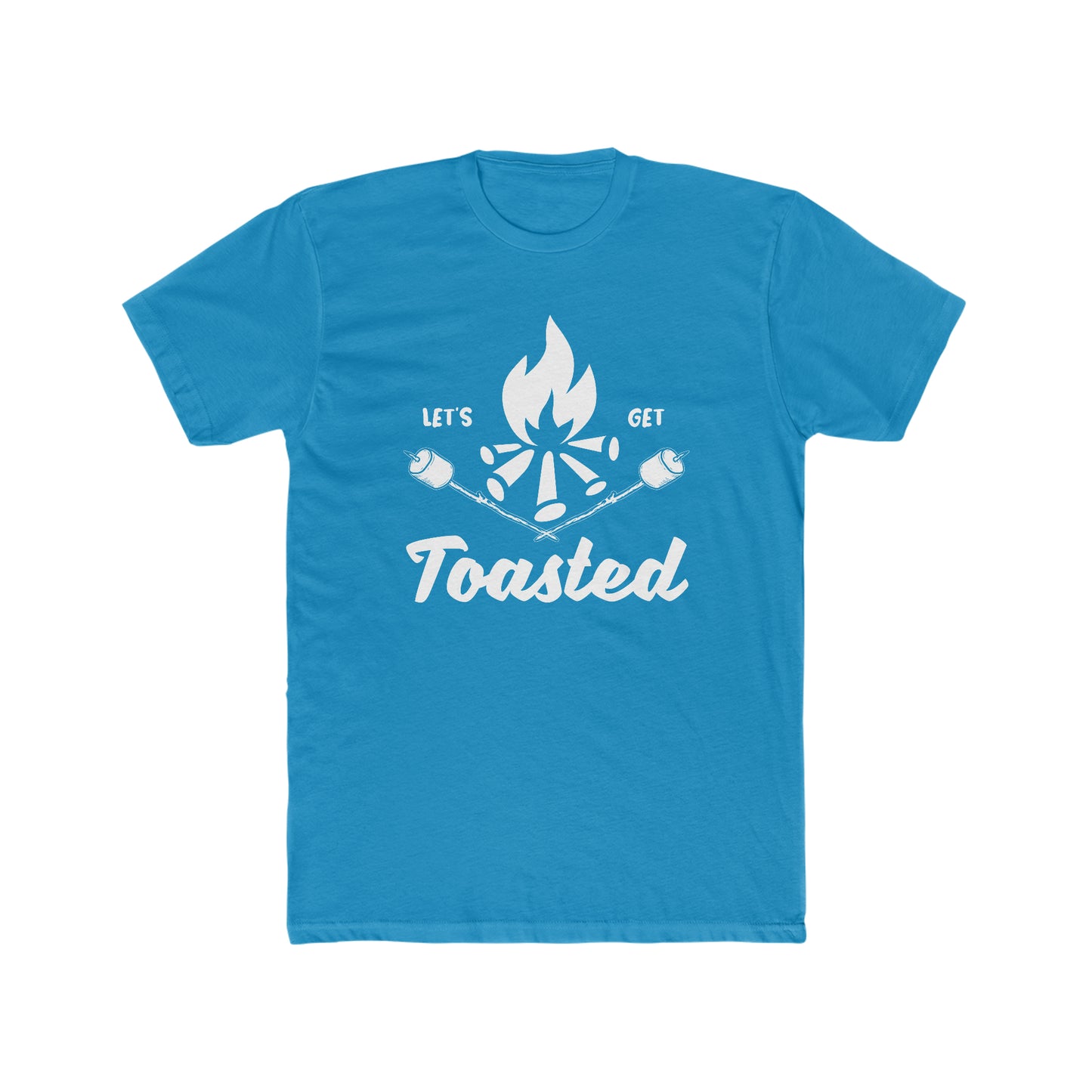 Let's Get Toasted -  Men's Cotton Crew Tee