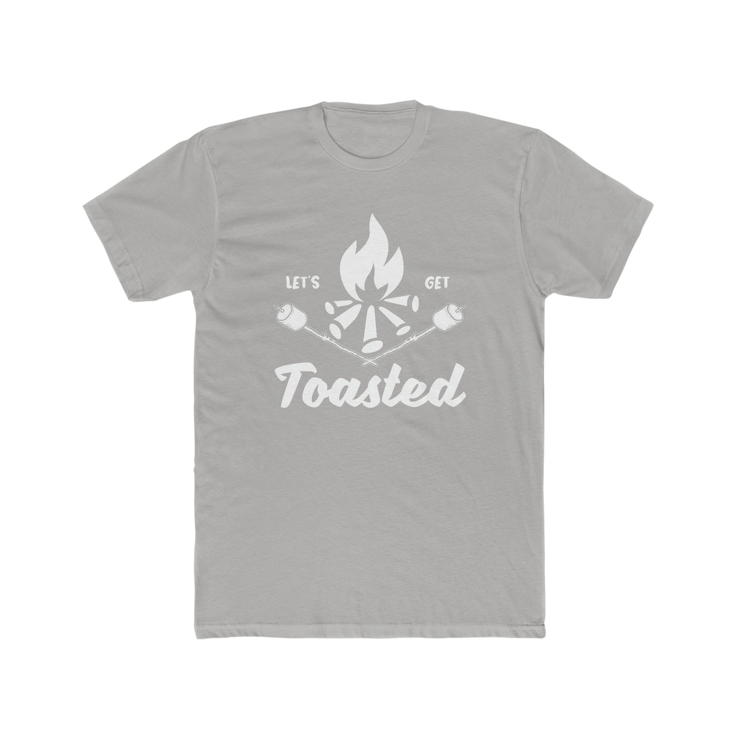 Let's Get Toasted -  Men's Cotton Crew Tee