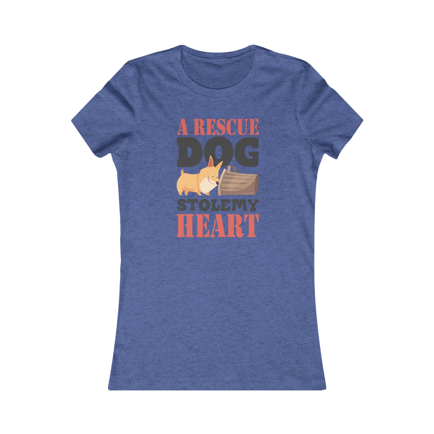 A Rescue Dog Stole My Heart - Women's Tee