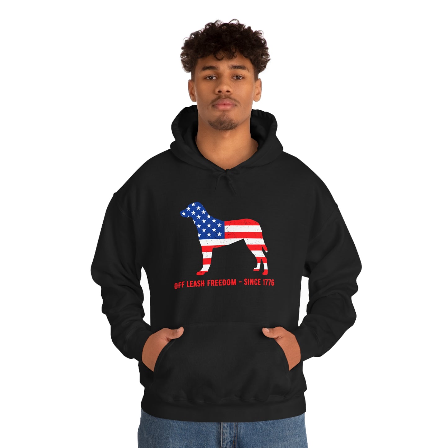 Off Leash Freedom - Unisex  Hooded Sweatshirt