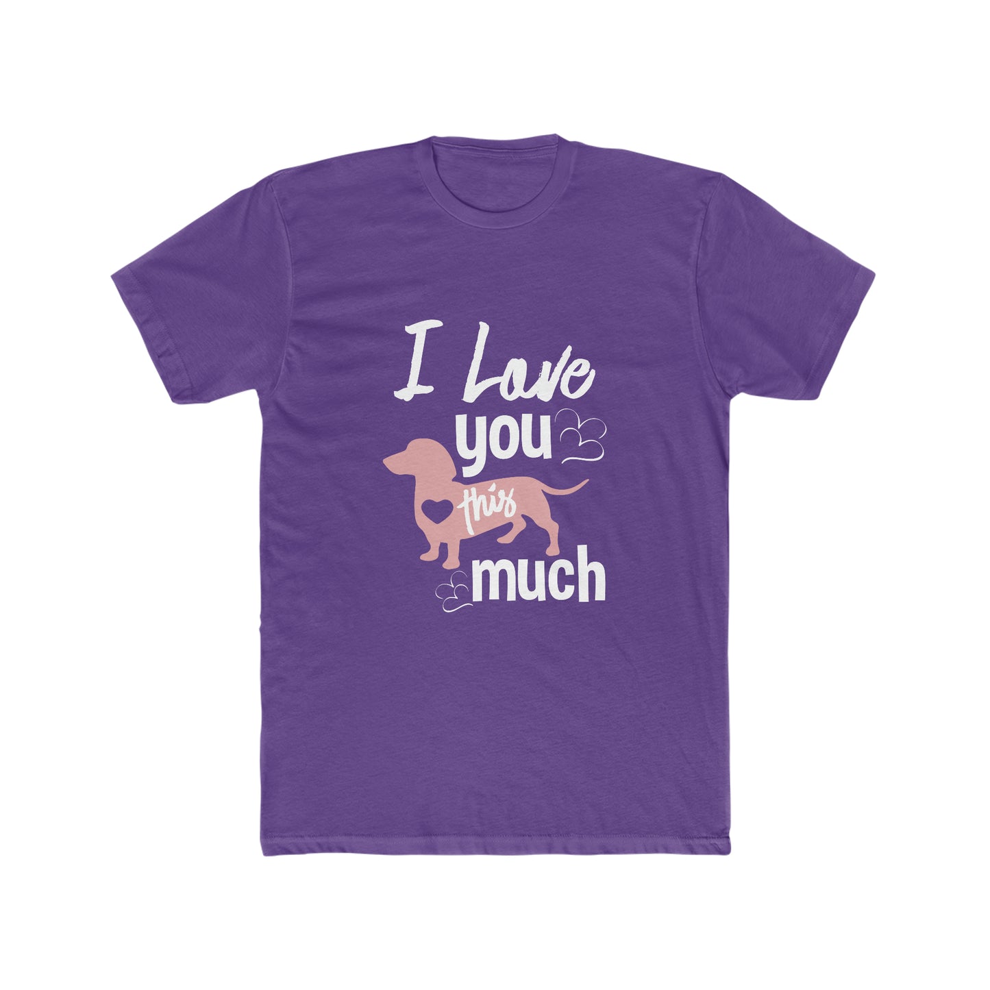 I Love You This Much -  Men's Cotton Crew Tee