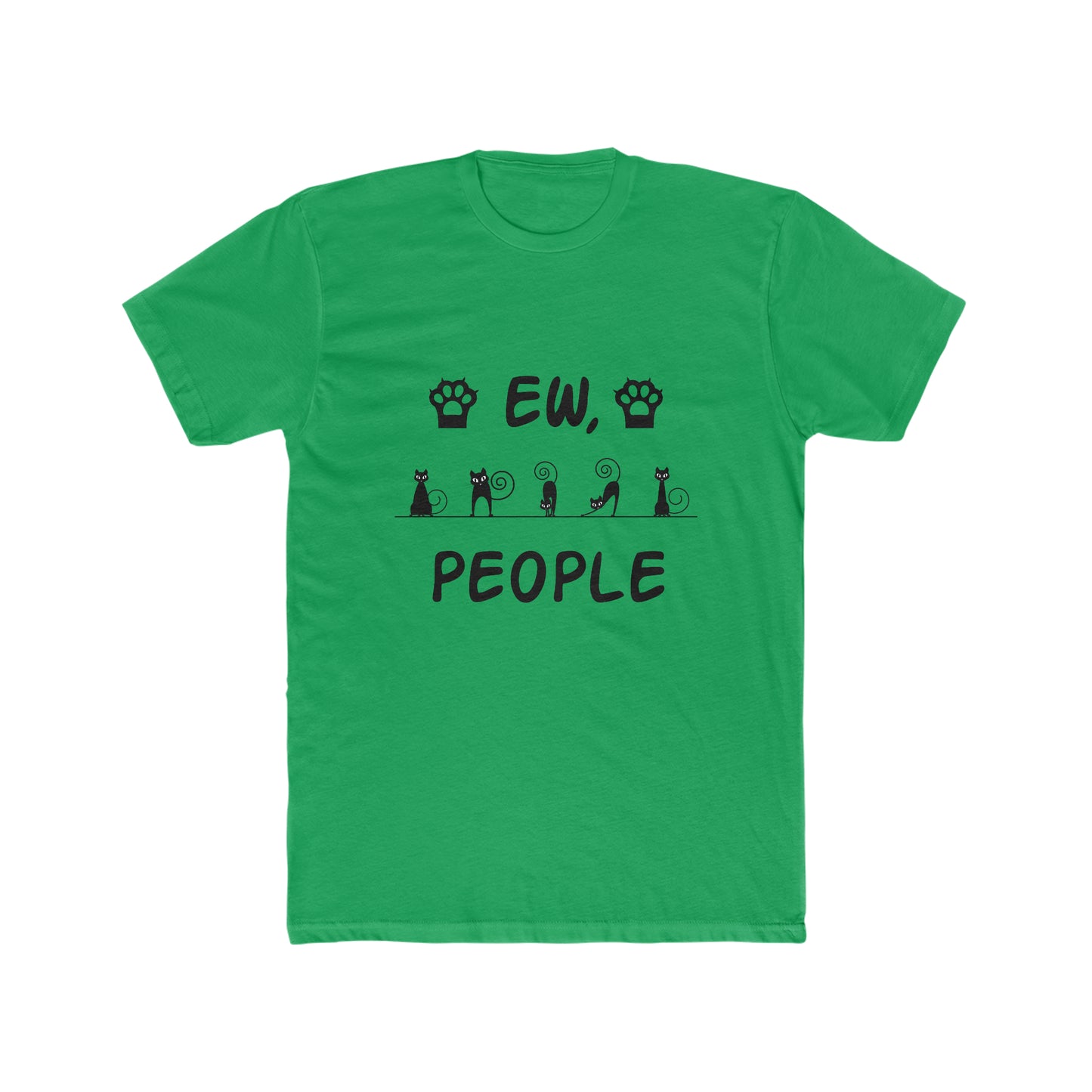 EW, People - Cat   - Men's Cotton Crew Tee