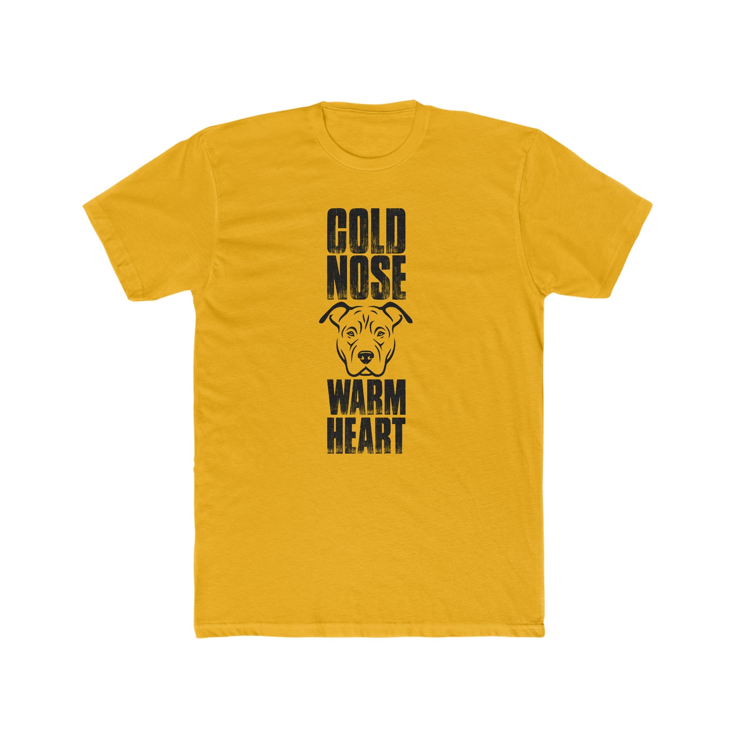 Cold Nose Warm Heart -  Men's Cotton Crew Tee