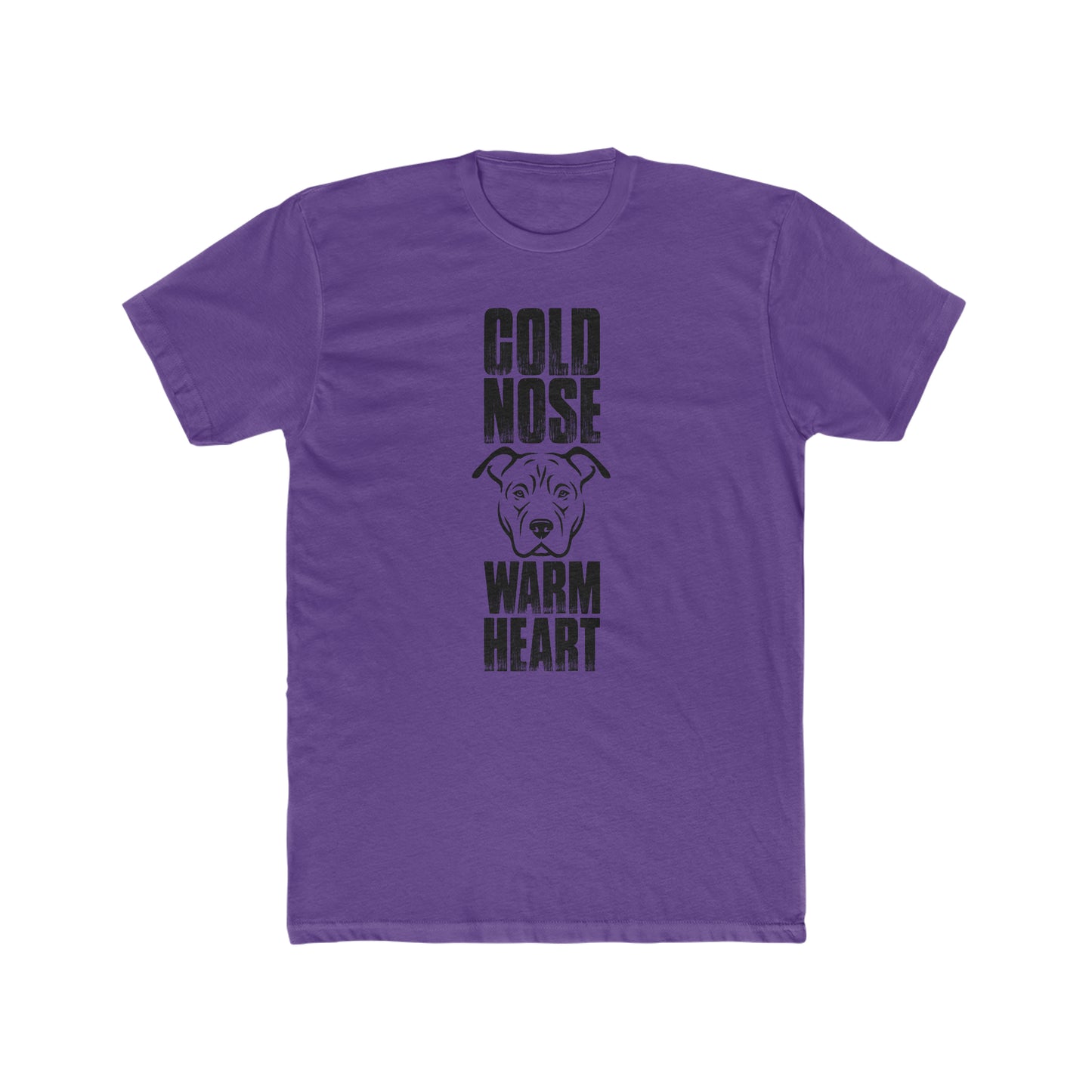 Cold Nose Warm Heart -  Men's Cotton Crew Tee