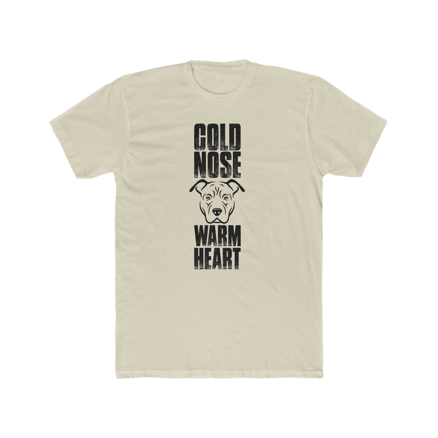 Cold Nose Warm Heart -  Men's Cotton Crew Tee