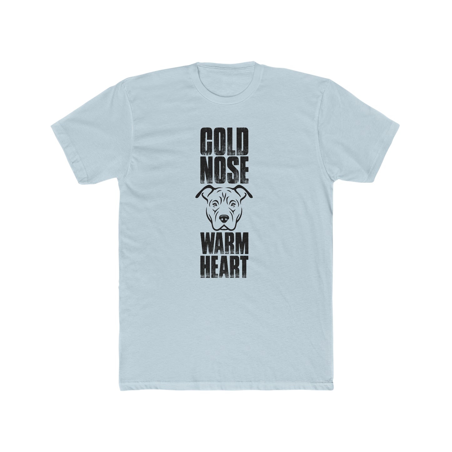 Cold Nose Warm Heart -  Men's Cotton Crew Tee