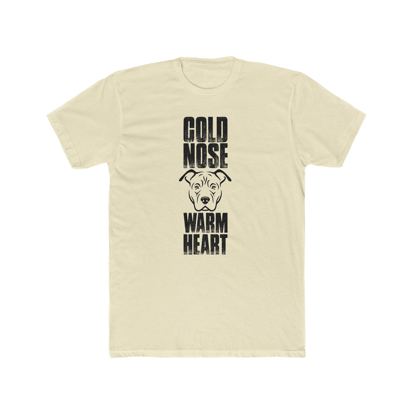 Cold Nose Warm Heart -  Men's Cotton Crew Tee