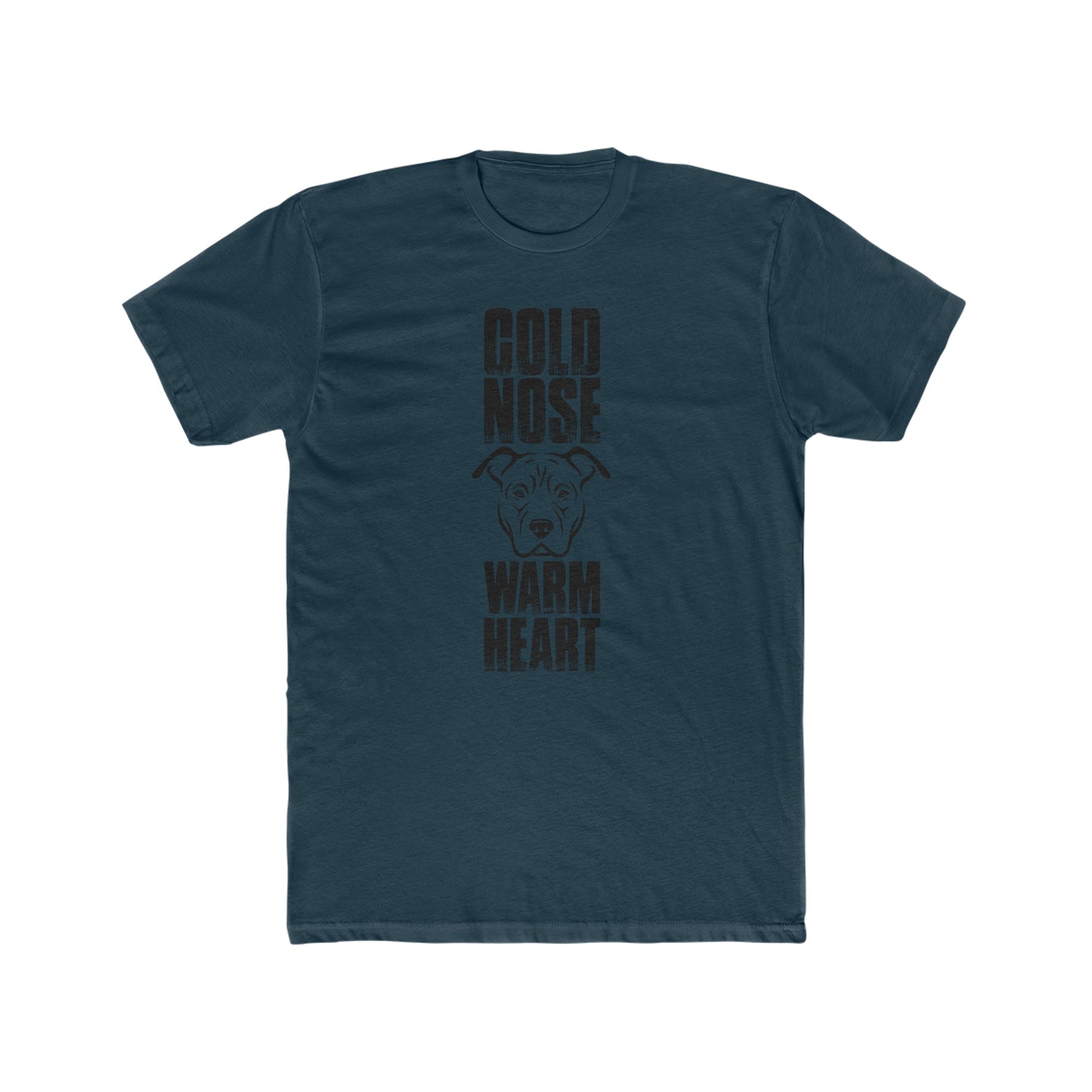 Cold Nose Warm Heart -  Men's Cotton Crew Tee