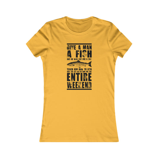 Give A Man A Fish -  Women's Tee