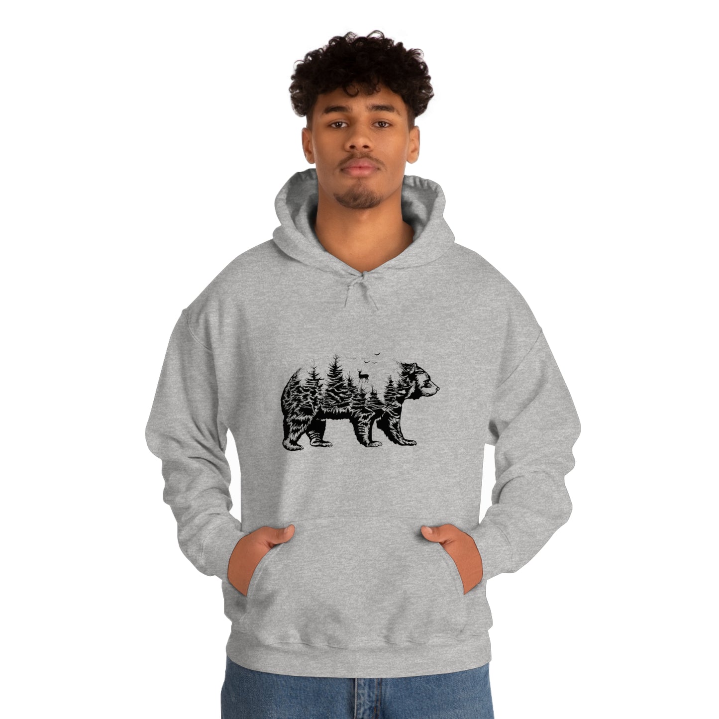 Bear Graphic - Unisex  Hooded Sweatshirt