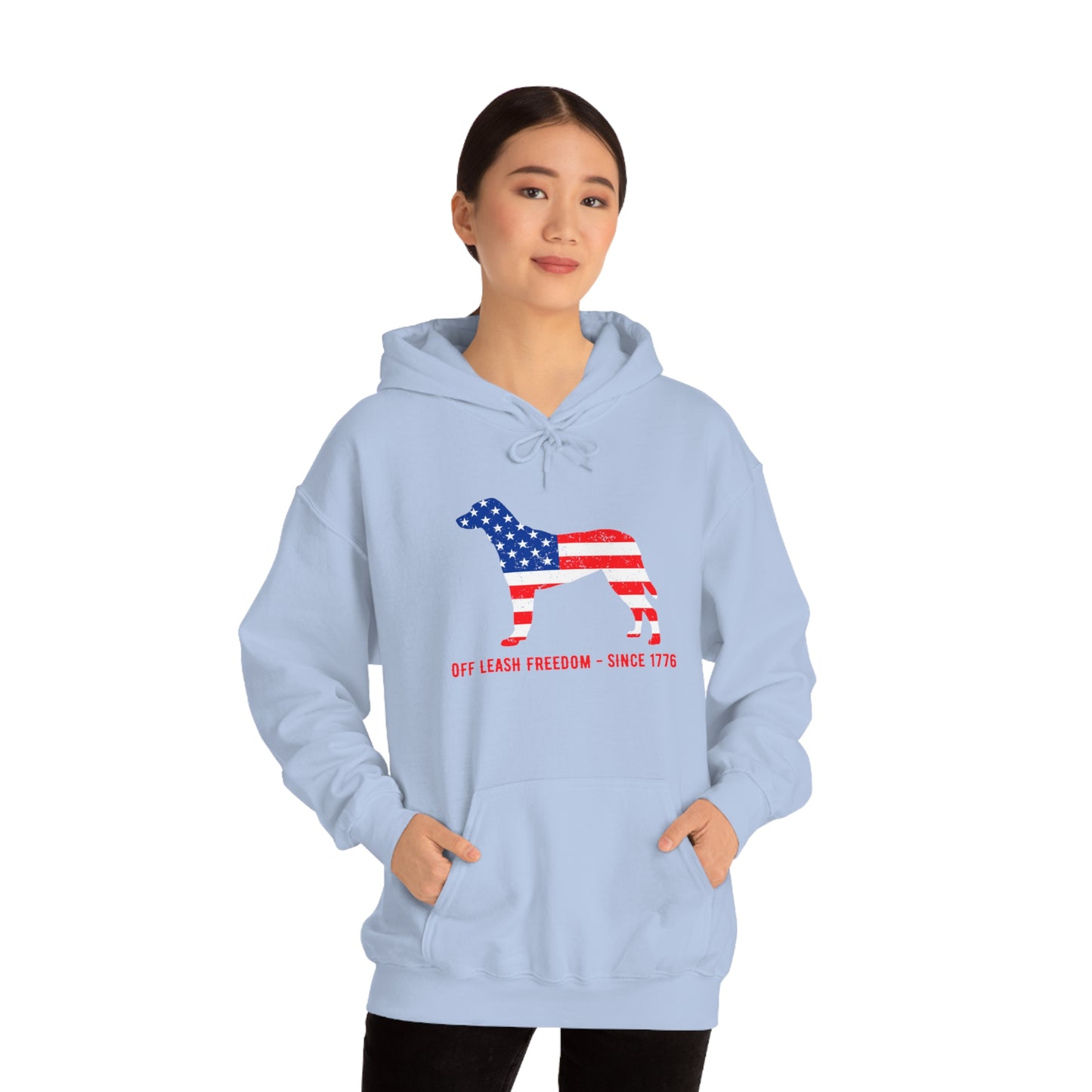 Off Leash Freedom - Unisex  Hooded Sweatshirt