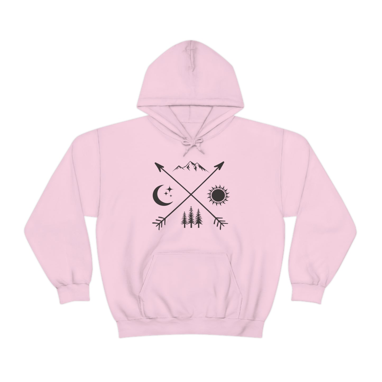 Outdoor Symbol - Unisex  Hooded Sweatshirt