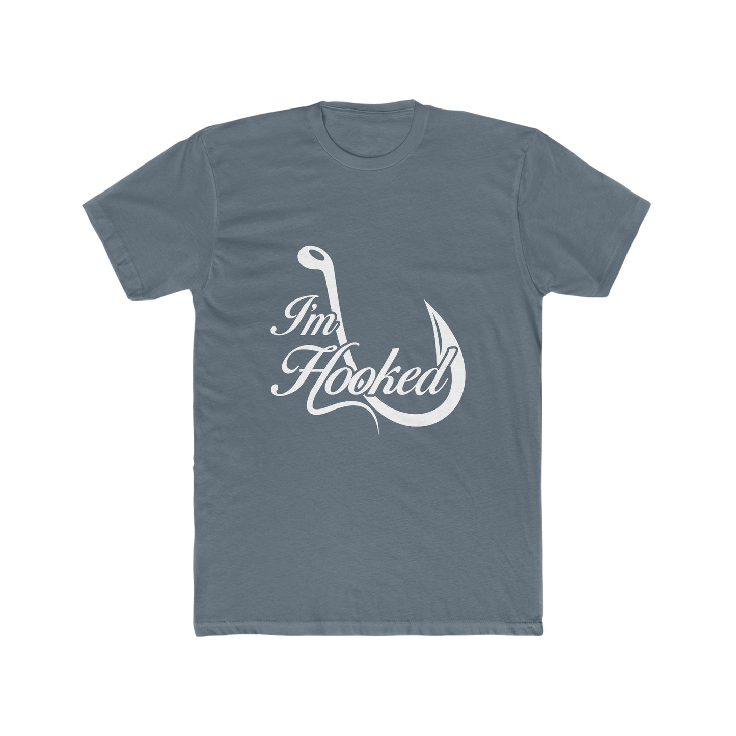 I'm Hooked  -  Men's Cotton Crew Tee