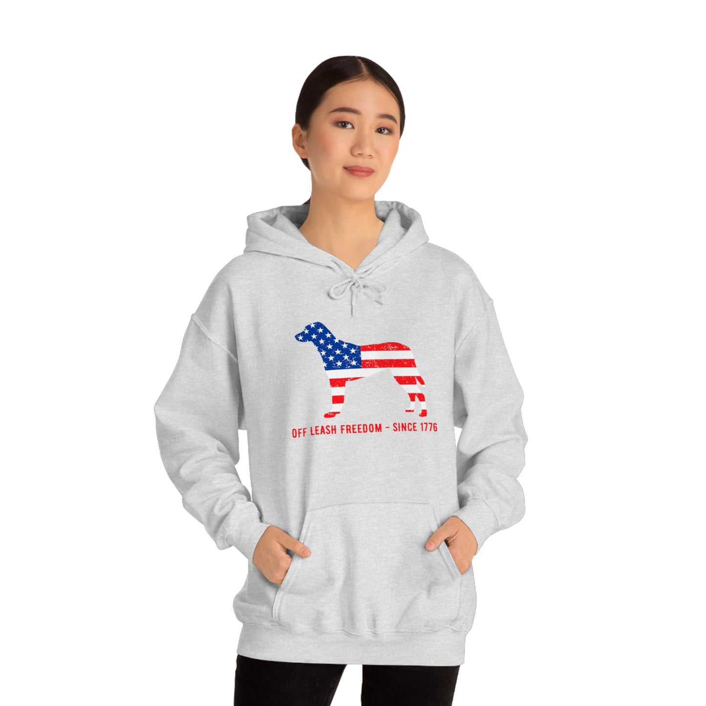 Off Leash Freedom - Unisex  Hooded Sweatshirt