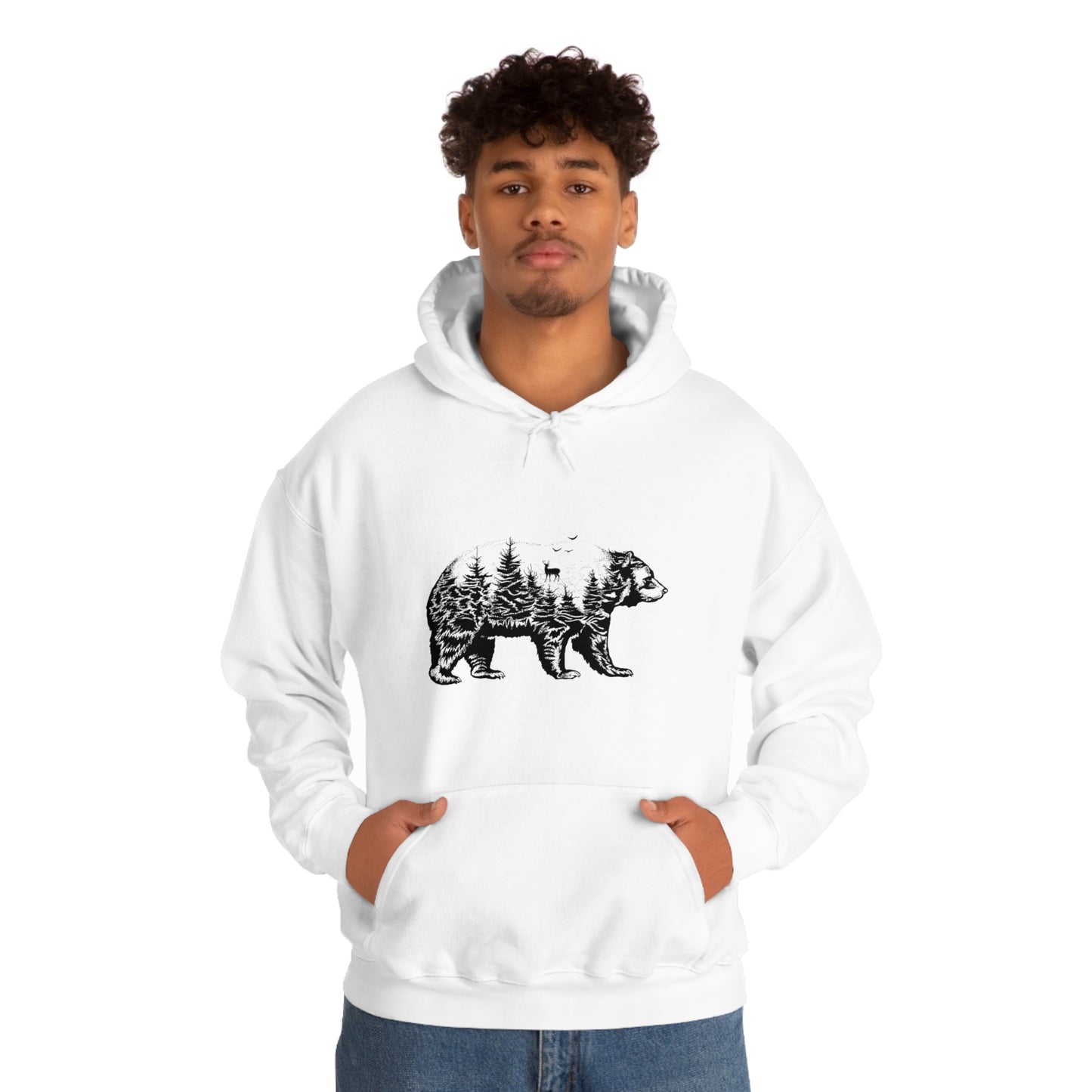 Bear Graphic - Unisex  Hooded Sweatshirt