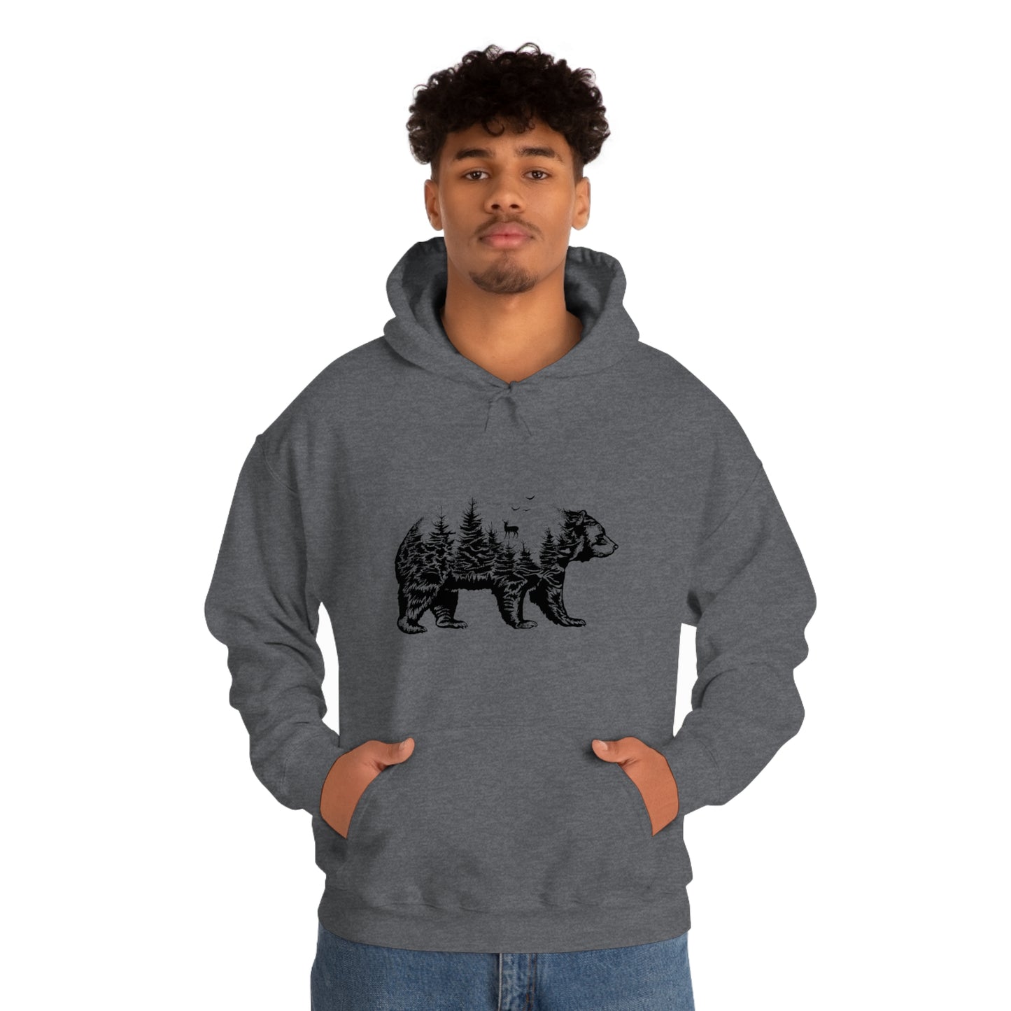 Bear Graphic - Unisex  Hooded Sweatshirt